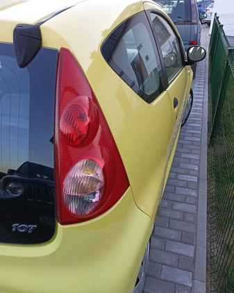 Peugeot 107 cena 5500 przebieg: 114026, rok produkcji 2007 z Halinów małe 106